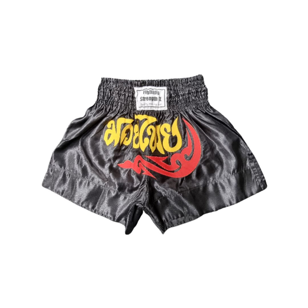 FSNZ Adults Muay Thai Shorts black.jpg