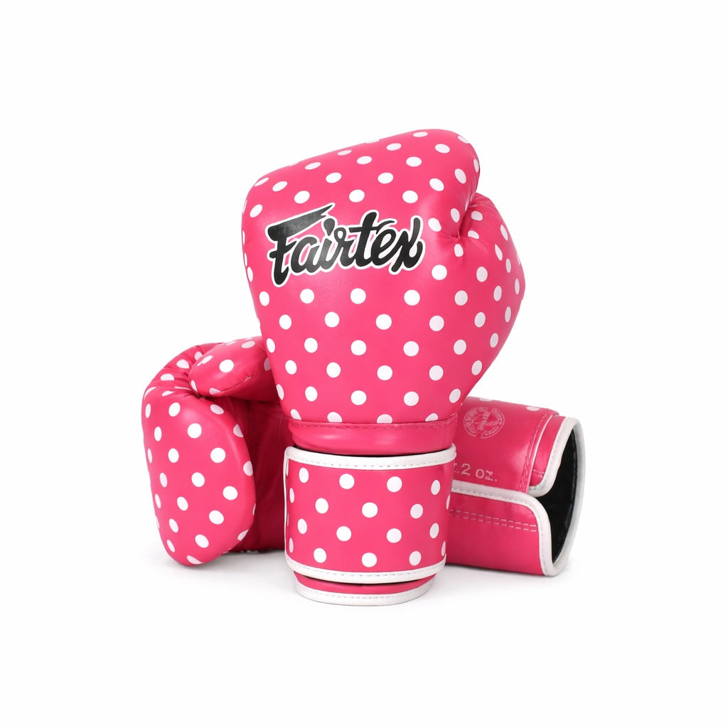 Fairtex Boxing Gloves Microfiber Art Collections Polka Dot-.jpg