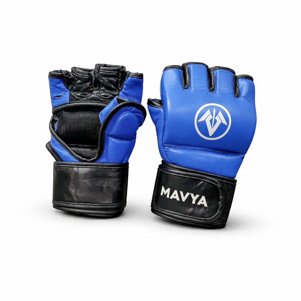 Mavya MMA Training Gloves 7oz blue.jpg