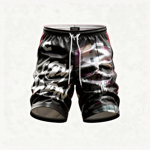 Diablo Skull MMA Shorts