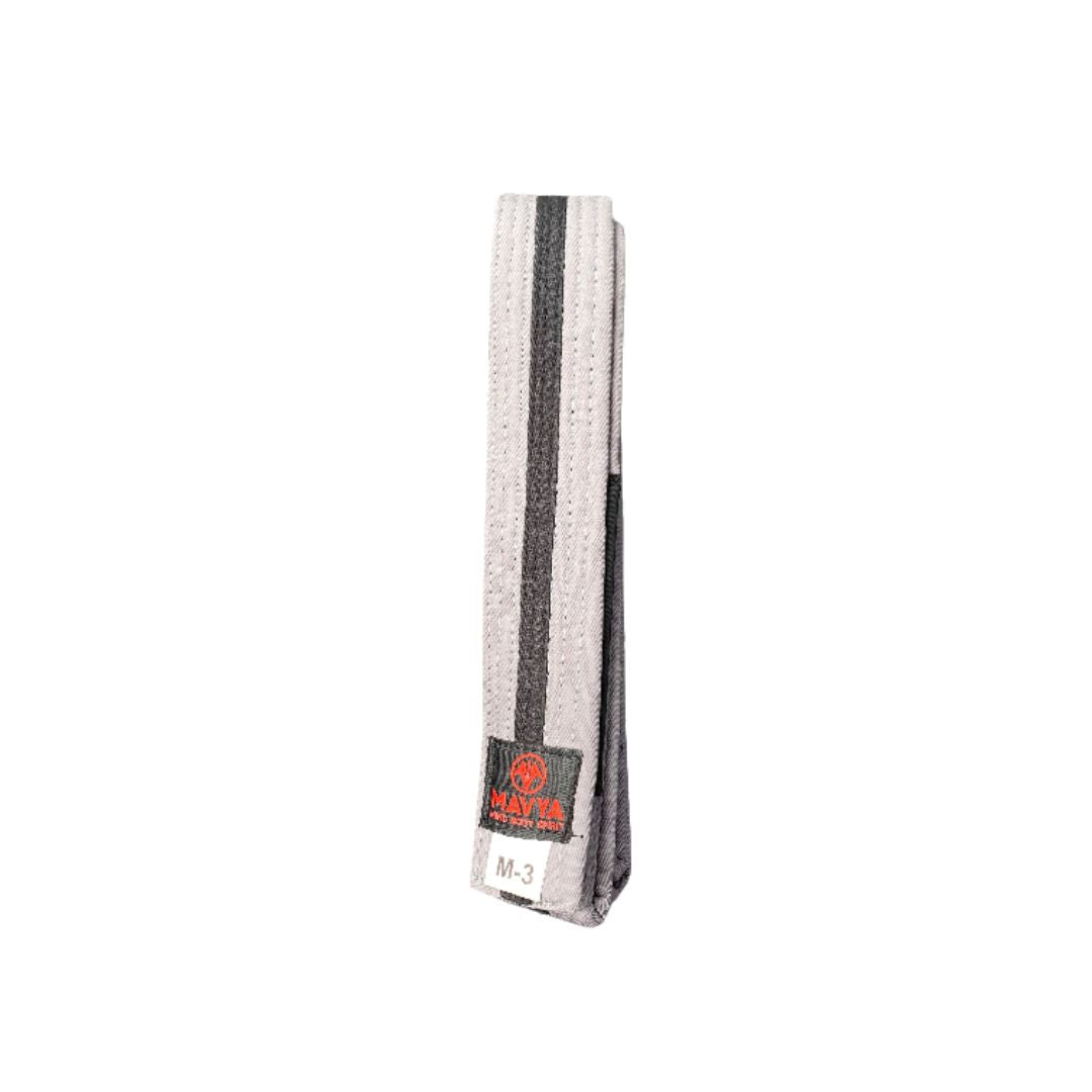 Mavya BJJ Belt kids Ranked Black and Grey 2.jpg