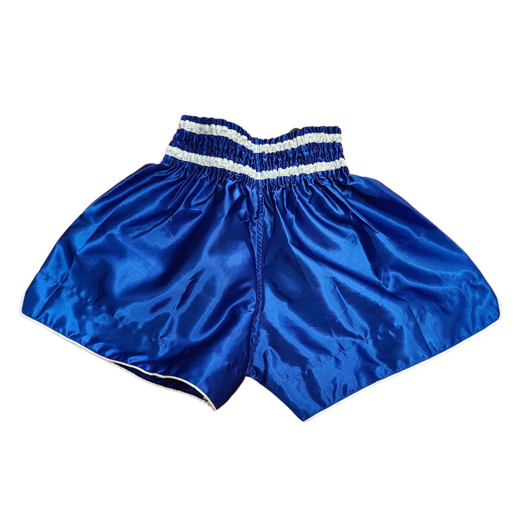 Mavya Muay Thai Shorts Back Blue.jpg